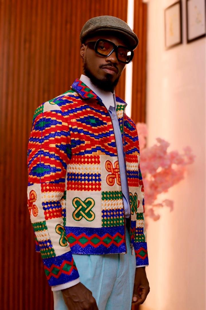 Kente Crop Jacket - Image 4