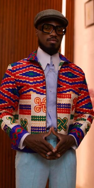 Kente Crop Jacket