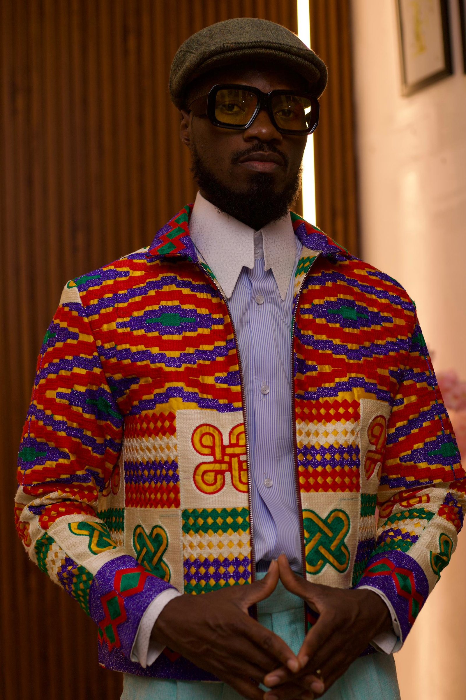 Kente Crop Jacket - Image 2